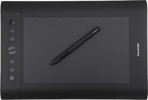 Huion h610 pro graphic drawing outlet tablet